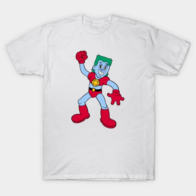 Captain Planet (transparent) T-Shirt by Kevcraven
